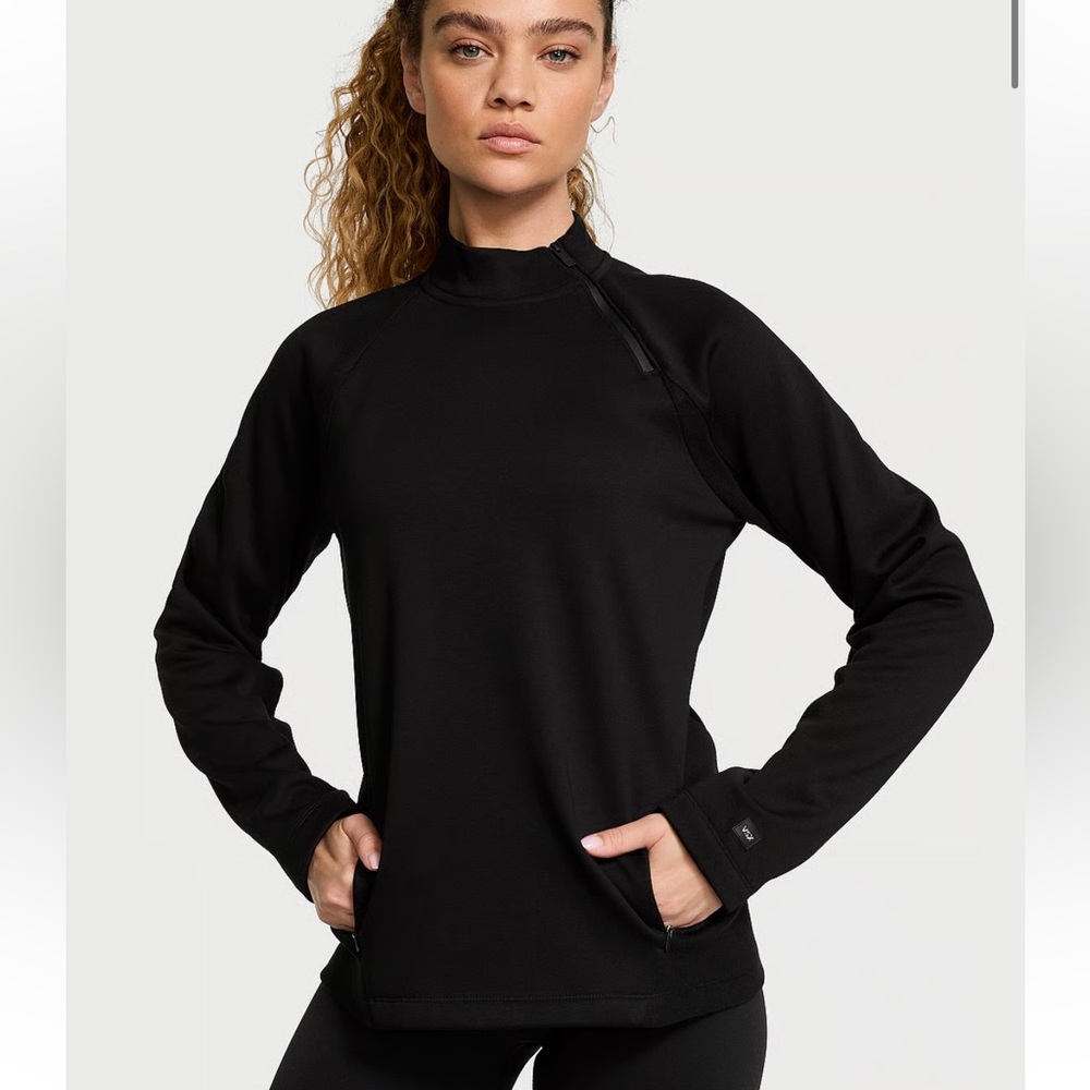 Victoria’s Secret VSX Movement Fleece Asymmetric Quarter-Zip Size XL